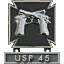 USP45 Silver